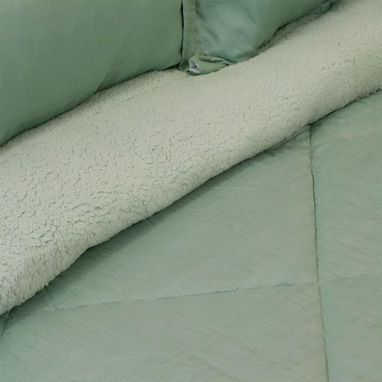 Plumón Outboss Deluxe 2,5 Plazas / Sherpa Verde – Doral  -2