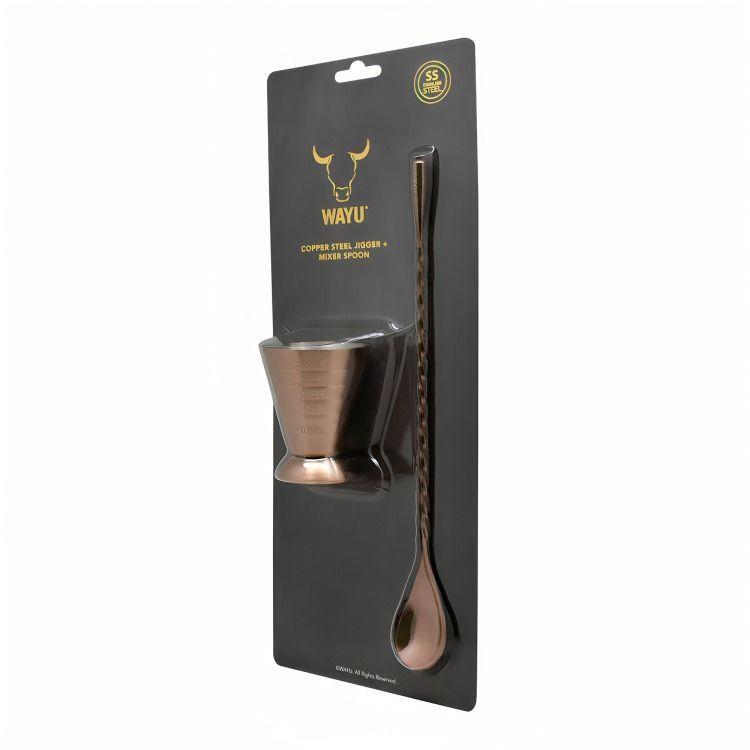 SET MEDIDOR + CUCHARA COPPER LINE WAYU-3