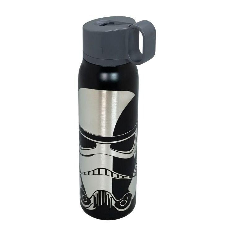 Botella Metalica Gancho Black Star Wars 1  Dart Vader-2
