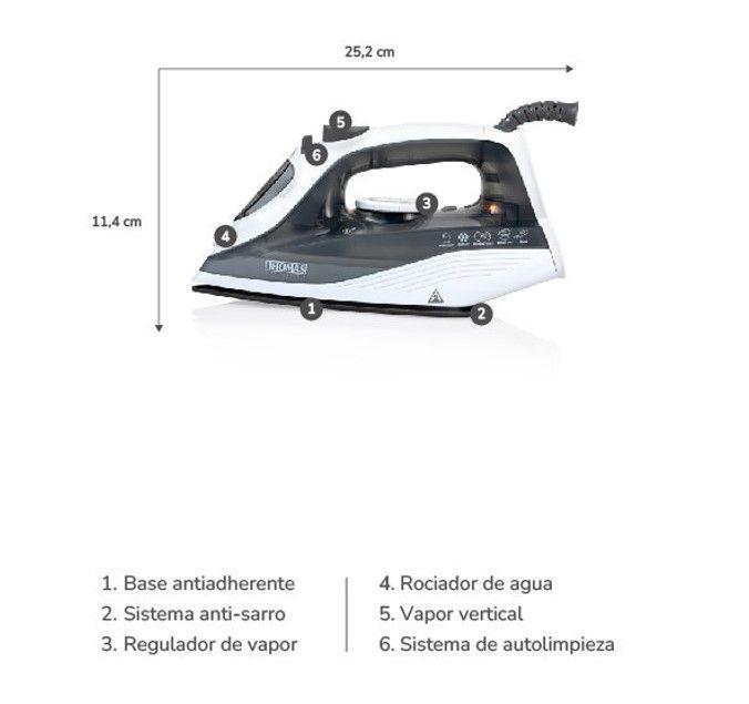 PLANCHA VAPOR VERTICAL THOMAS TH-7003-2