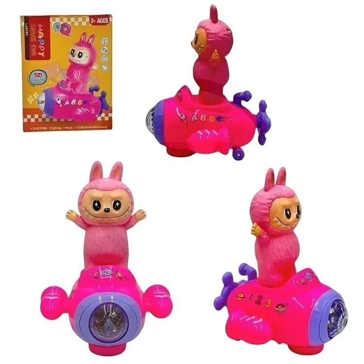 PAK DE 3 AVION   LABUBU LUZ Y SONIDO -2