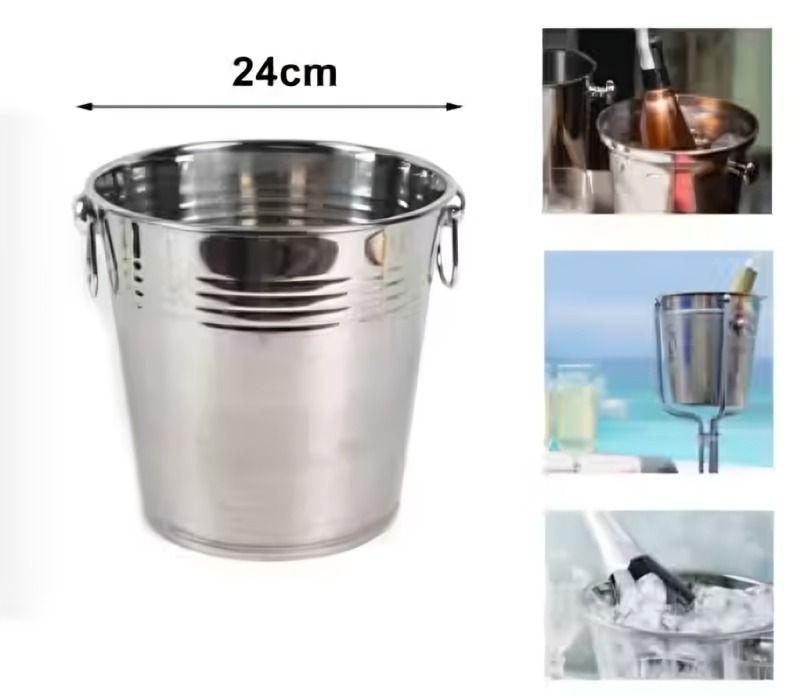 Hielera Recipiente Cubo Acero Inoxidable-1