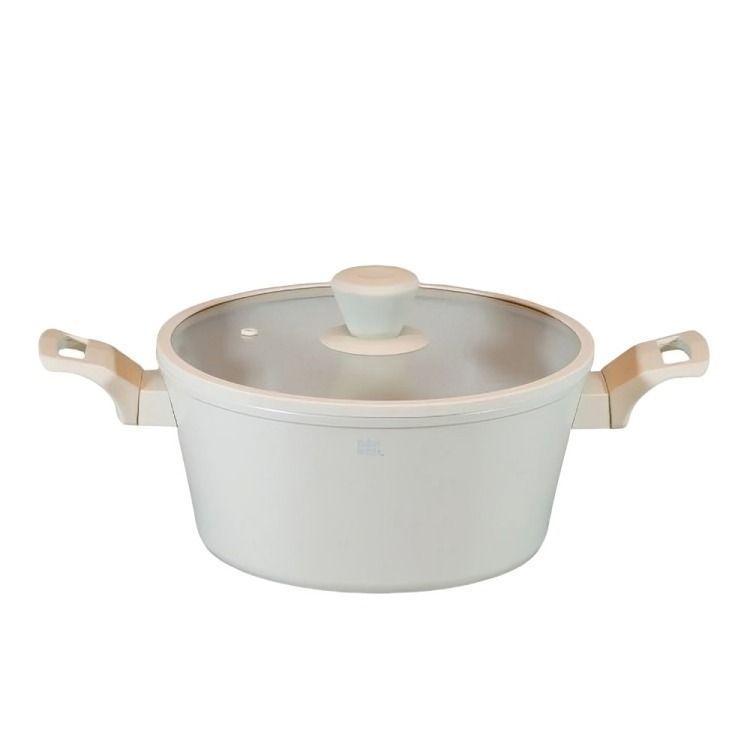 Bateria De Cocina 7 Piezas Ceramic Linen Borken-2