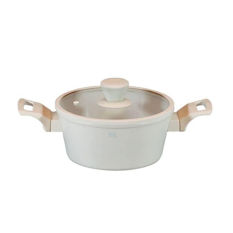 Bateria De Cocina 7 Piezas Ceramic Linen Borken-3