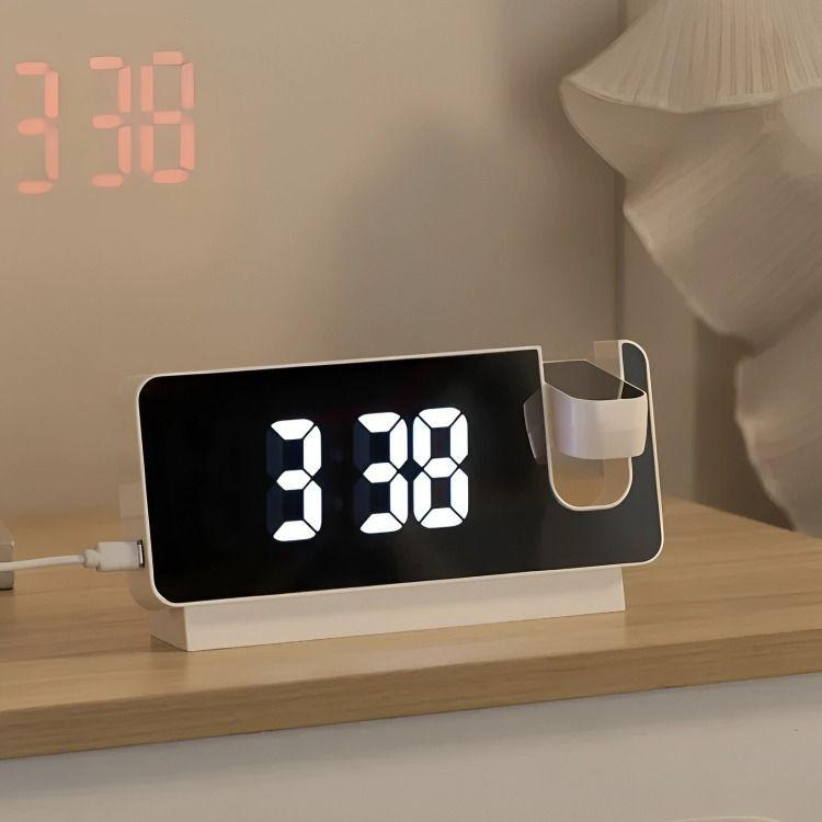Reloj Digital Proyector Blanco-2