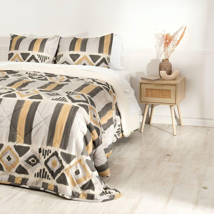 Plumón MF Sherpa Estampado King / Étnico – Mashini 260×240 cm.-4