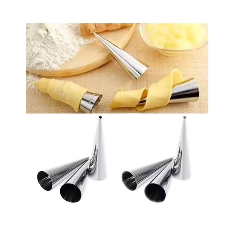 Set De  Moldes Cañas Para Hacer Canoli 8,8x2,5cm -2