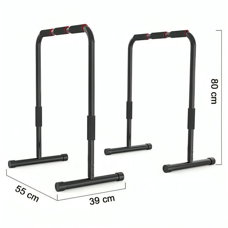 Barras Paralelas Calistenia Ajustables 80-90cm-3