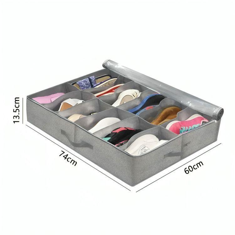 Organizador Zapatos Bajo Cama Almacenamiento Zapatero-2