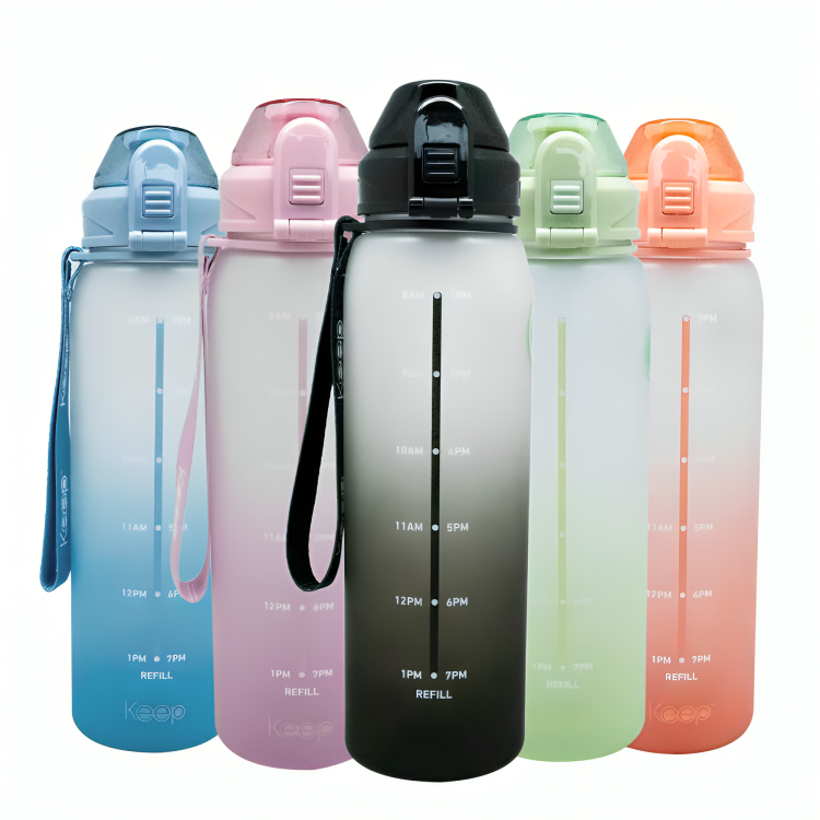 Botella Medidas Rubber 1 Litro Keep-2