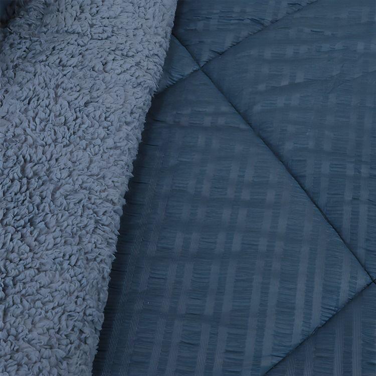 Plumón Outboss Deluxe 3 Plazas / Sherpa Azul – Doral -3