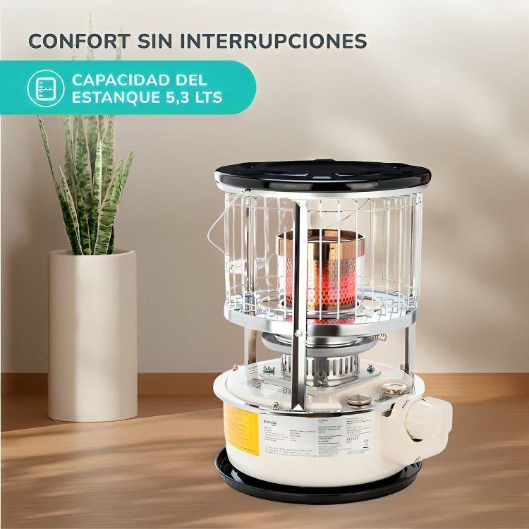 ESTUFAS a QUEROSENE TIPO A KENDAL KPM 3300 BLANCA-2