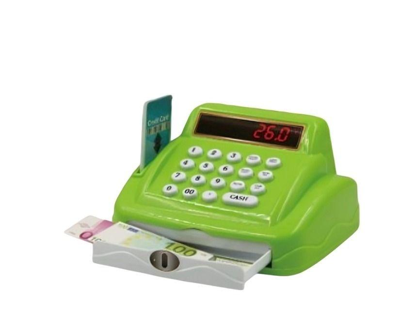 Caja Registradora de Juguete con Luces y Sonidos Verde-1