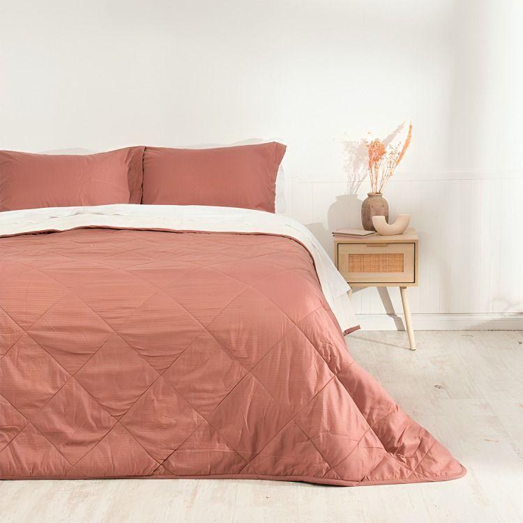 Plumón MF Emboss + Sherpa King / Café – Mashini 260×240 cm.-1