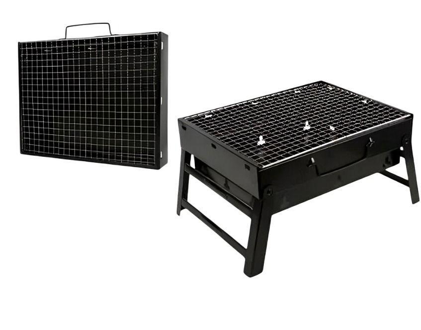 PARRILLA CUADRADA BBQ 36 X 29 X 7,5 CM-0