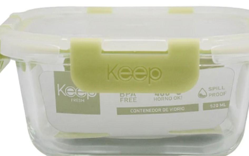 Contenedor Hermetico Cuadrado 520 ml Keep-1