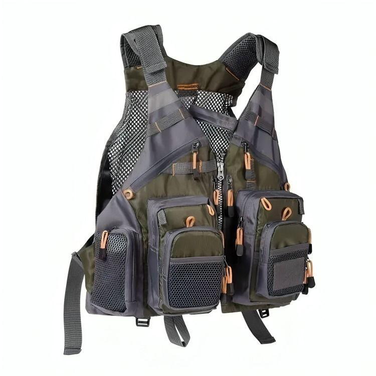 Chaleco De Pesca Salvavidas Pescador Mosca-0