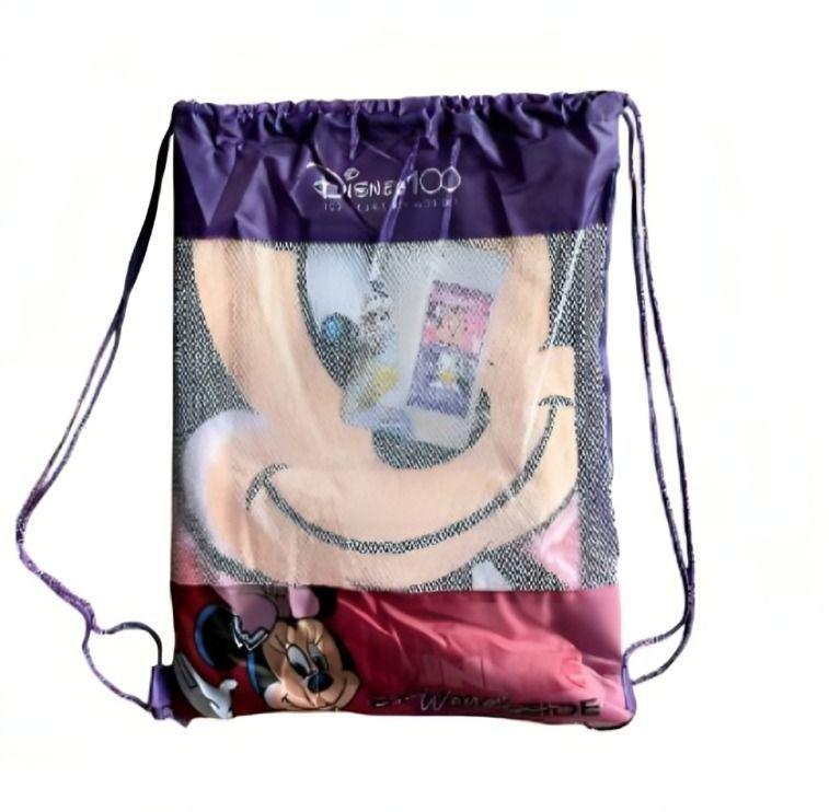 TOALLA ALGODON C/BOLSO 70X140 DISNEY MINNIE- DAISY-1