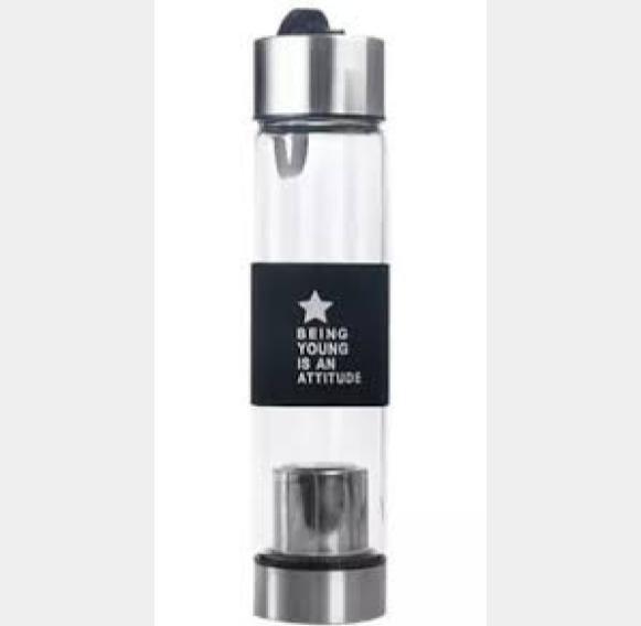 Botella c/ Infusor 450ml Negro-1