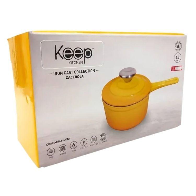 CACEROLA IRON CAST PUMPKIN KEEP-3