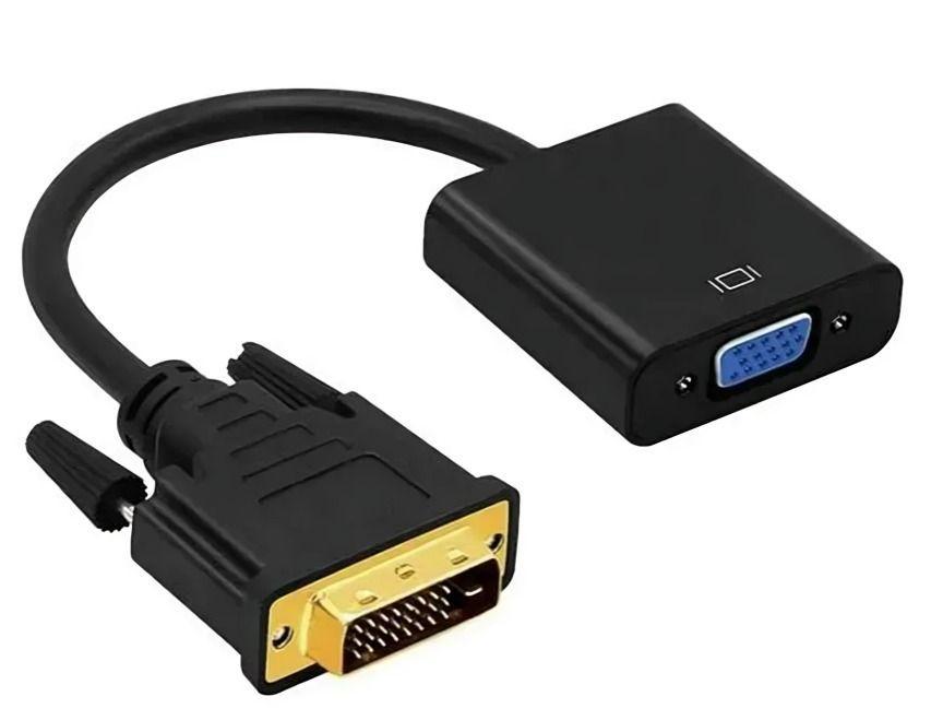 Adaptador Conversor Dvi-d macho 24+1 a Vga Hembra 1080p-0
