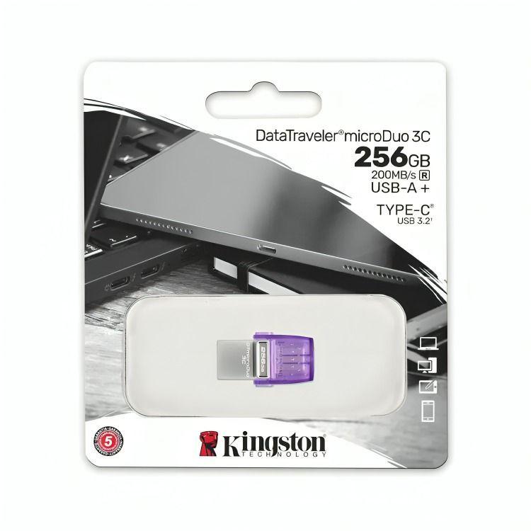 DATATRAVELER 256GB MICRODUO 3C DTDUO3CG3/256GB-3