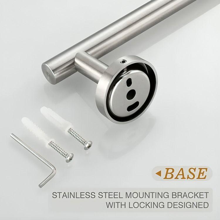 Barra Seguridad Para Discapacitados Abatible Acero Inox 60cm-4