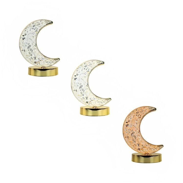 Lámpara Decorativa LED Luna Luz Blanca y Cálida-2