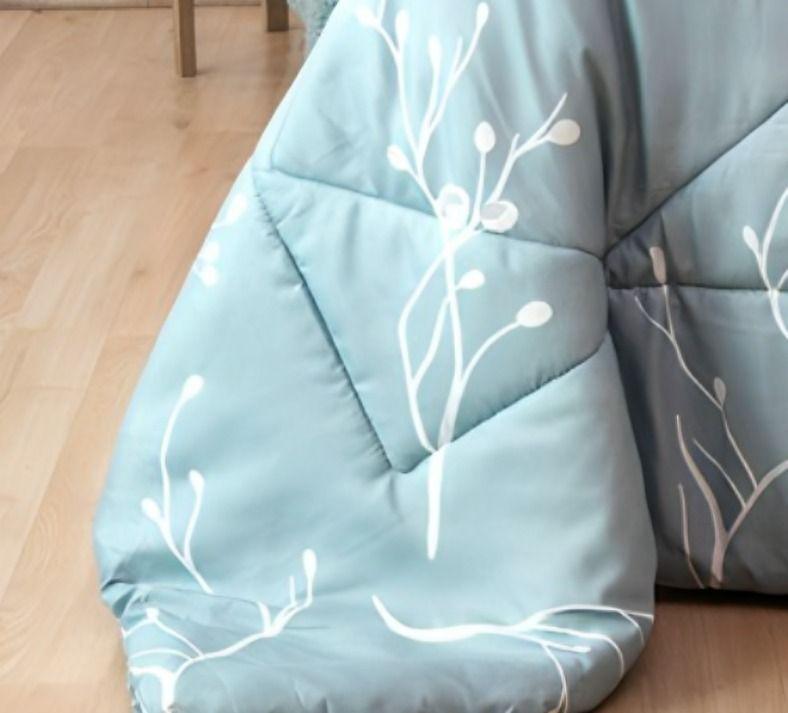 Plumón Estampado Deluxe Sherpa 1,5 Plazas / Ramas Celeste – Doral -4