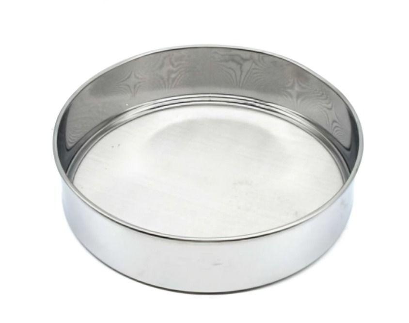 Juego De 3 Coladores Tamiz De Harina Malla De Acero Inoxidable-0