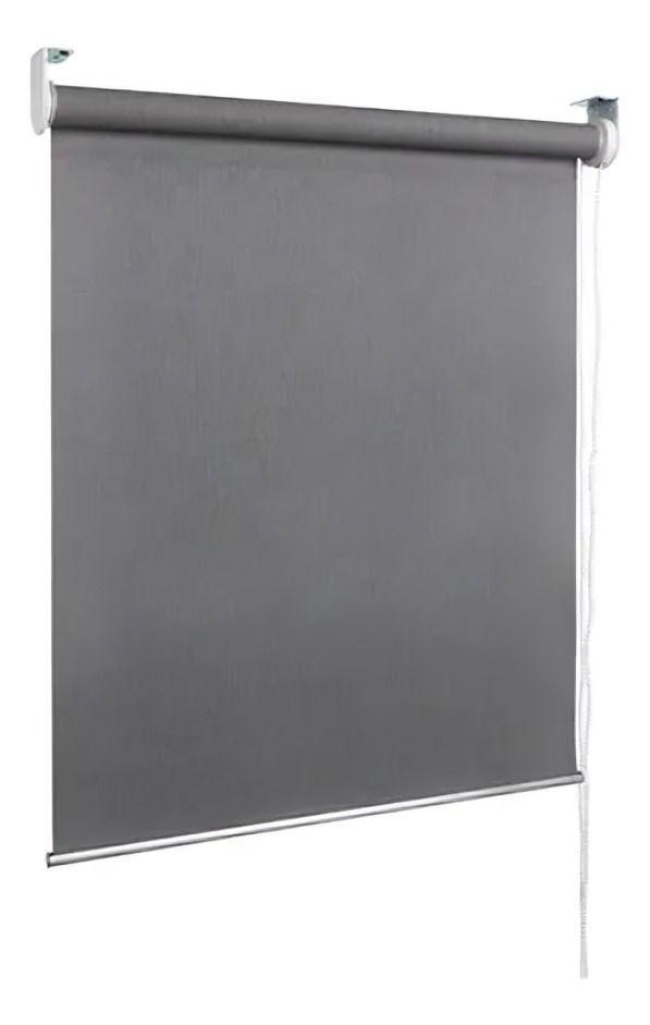 Cortina Roller BlackOut 90x165cm / Gris – Doral-3