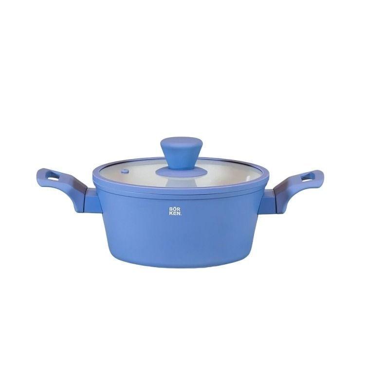 Bateria De Cocina 7 Piezas Ceramic Slate Borken-2