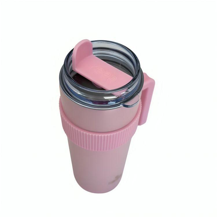 Coffee Mug Doble Pared 20oz Keep Rosa-1
