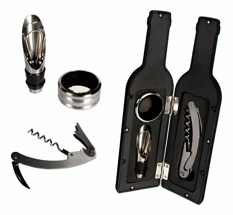 Set De Vino Sacacorchos Con Forma De Botella-2