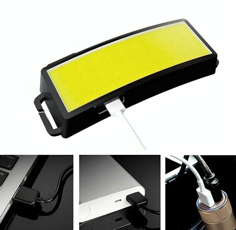 Linterna Frontal Led Cob Recargable Usb, Superbrillante-2