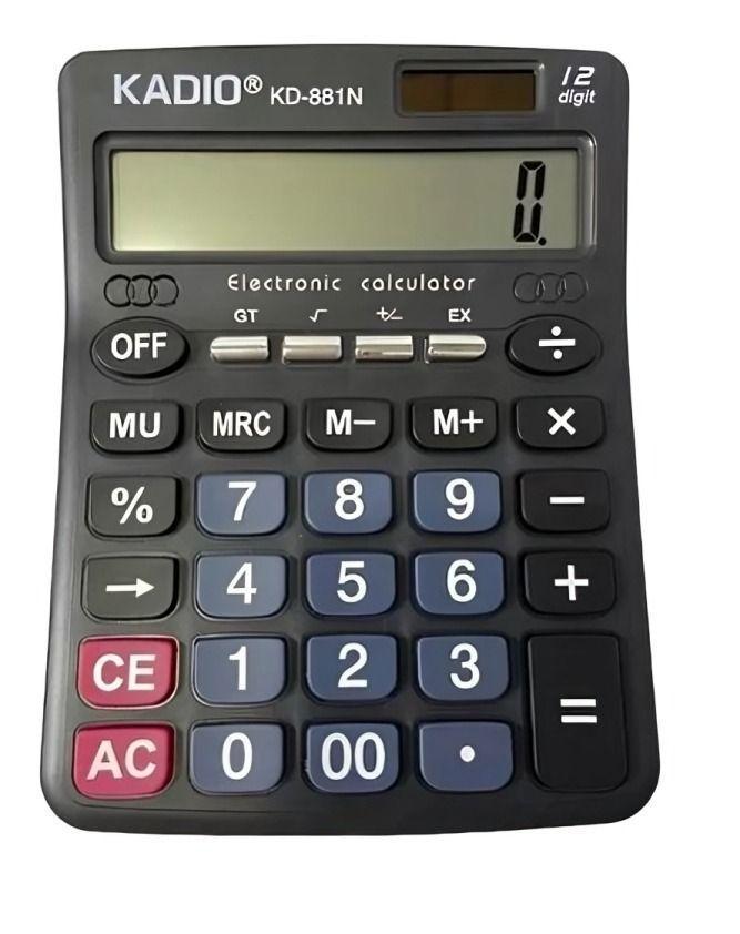 Calculadora 12 dígitos KADIO KD-881N-2