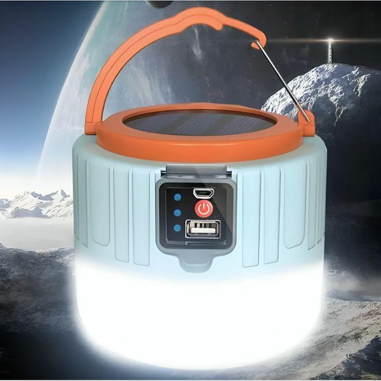 Lampara De Camping Usb Solar De Emergencia Multifuncional-1