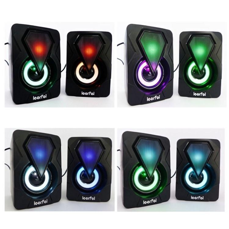 PARLANTES GAMER PARA PC CON LUZ USB Y PLUG 35MM-2