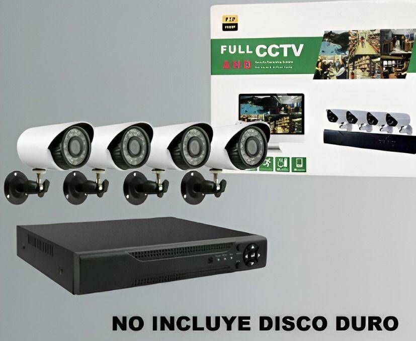 Kit DVR 4 Camaras conección de video VGA-HDMI-2