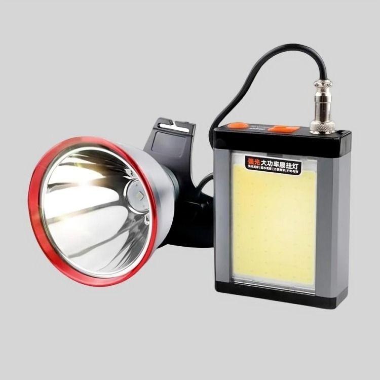Foco Caza Led Lampara Minera Recargable -2