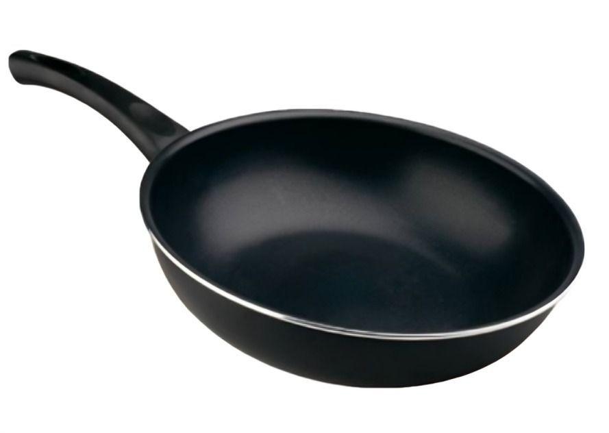 Sartén Wok De 22 cm Negro Antiadheren-0