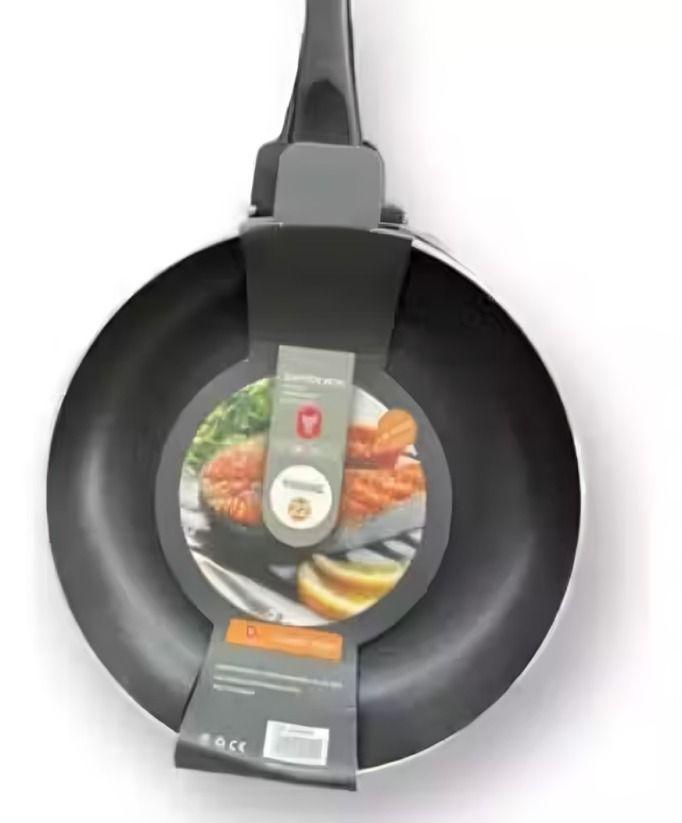 Sartén Wok De 22 cm Negro Antiadheren-1