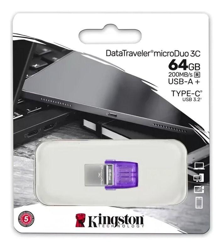 DATATRAVELER 64GB MICRODUO 3C DTDUO3CG3/64GB-2