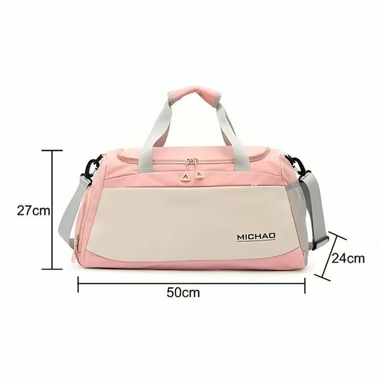 Bolso Deportivo Para Viaje, Gym Impermeable Gran Capacidad negro-2