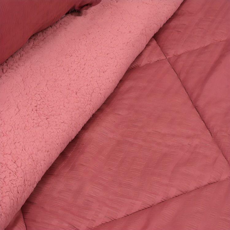 Plumón Outboss Deluxe 1,5 Plazas / Sherpa Cereza – Doral -3