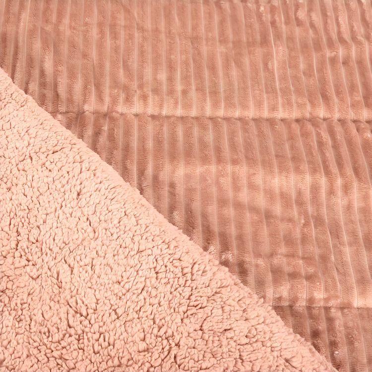 Plumón Corduroy Coral Sherpa 2,5 Plazas / Coral – Mashini-4