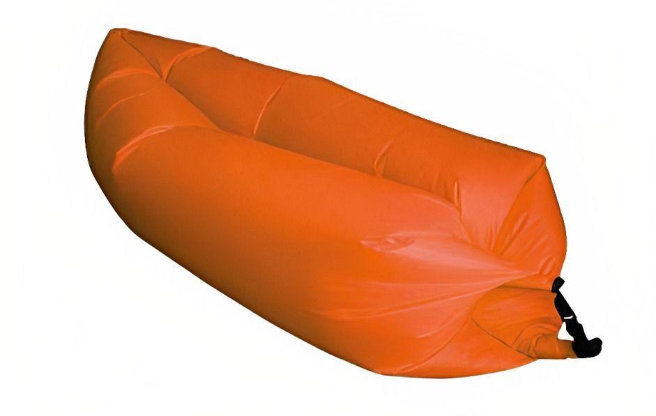 SOFA SILLON INFLABLE TUMBONA COLCHON.  ORANGE-0