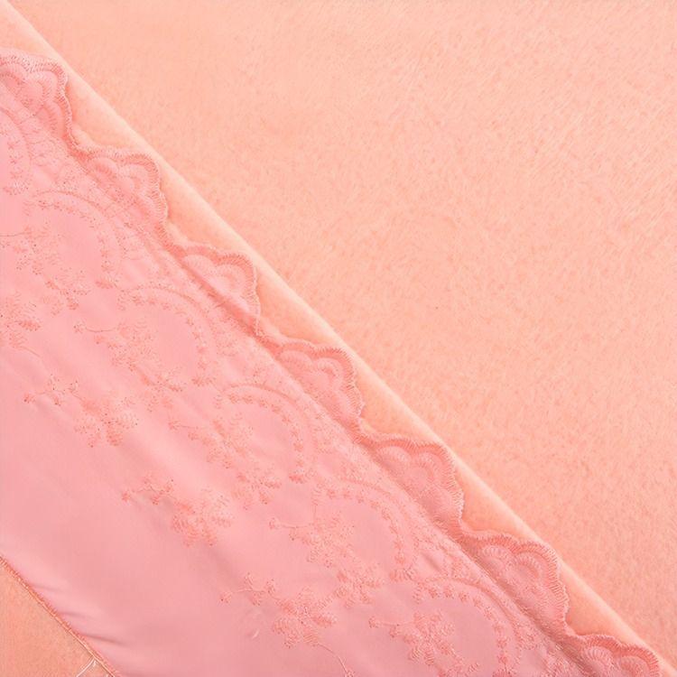 Juego de Sábanas Polar Lisa Broderie 1.5 Plazas / Rosado– Mashini-2