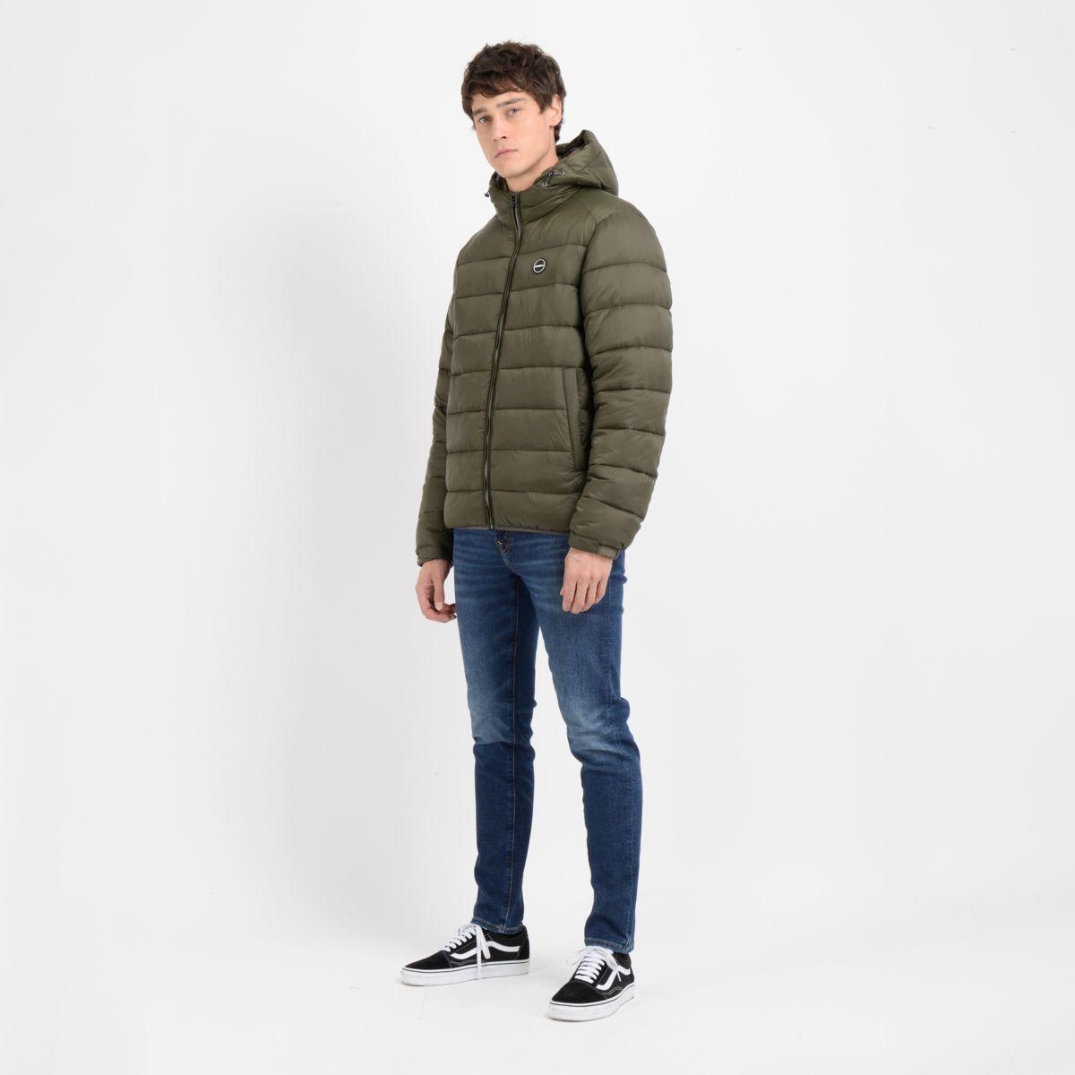 PARKA GLASSY PUFF VERDE OSCURO-3