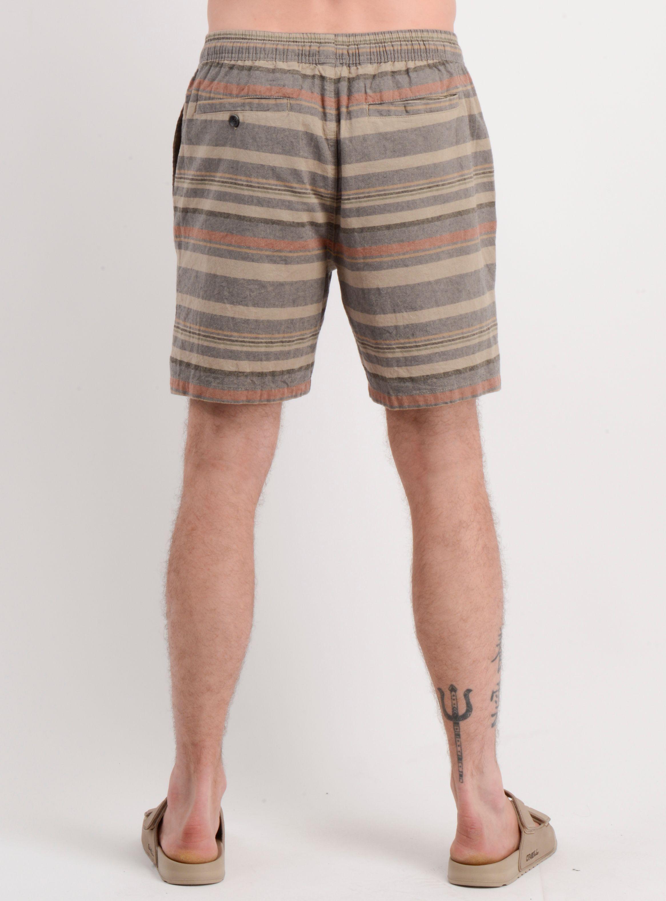 BERMUDA LOW KEY STRIP VERDE OSCURO-1